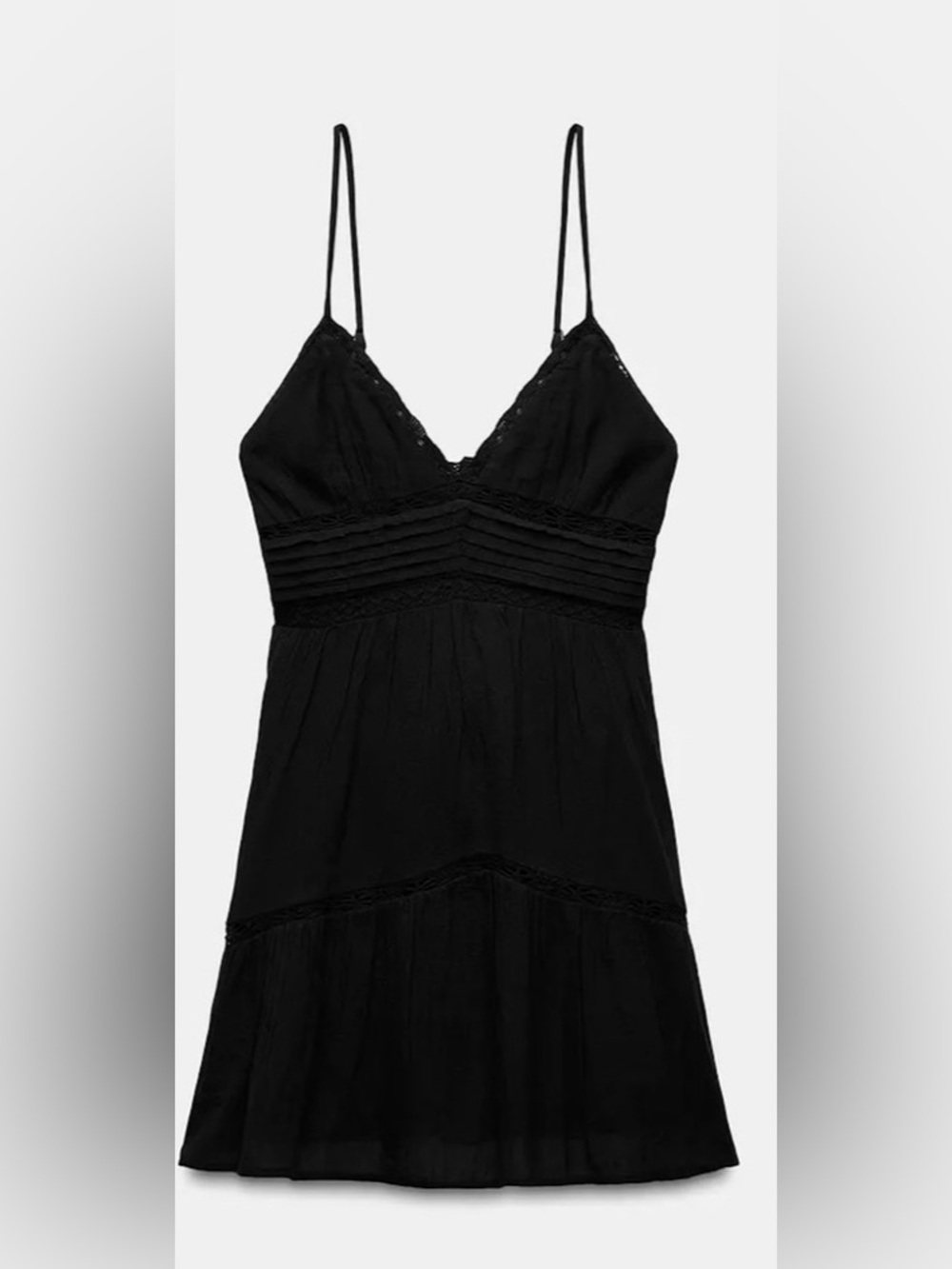 Zara poplin mini dress